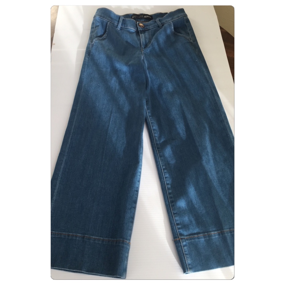 Express Wide Leg Crop Jeans - Picture 6 of 8
